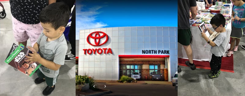 North Park Toyota Donates Books to Back to School