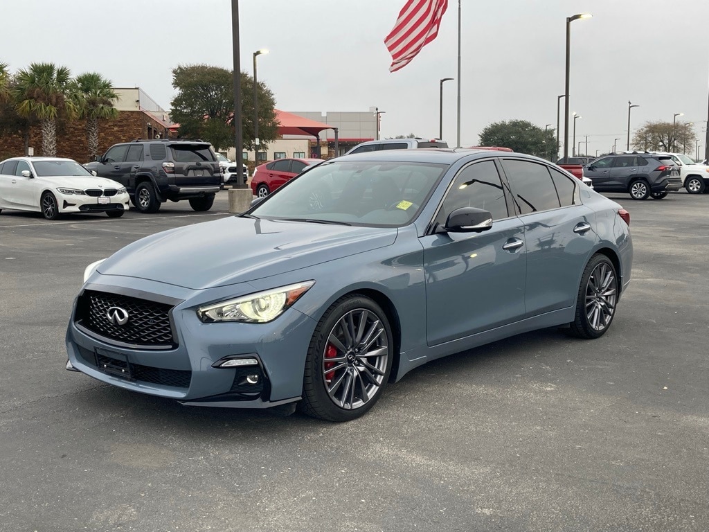 Used 2022 INFINITI Q50 Red Sport 400 Sedan
