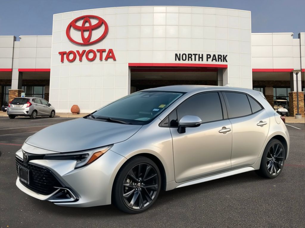 Classic Silver Metallic 2024 Toyota Corolla Hatchback Hatchback Front-Wheel Drive Continuously Variable Transmission