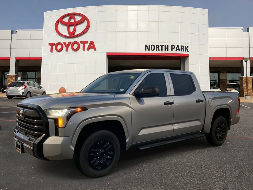 Celestial Silver Metallic 2024 Toyota Tundra Pickup Truck Four-Wheel Drive Automatic