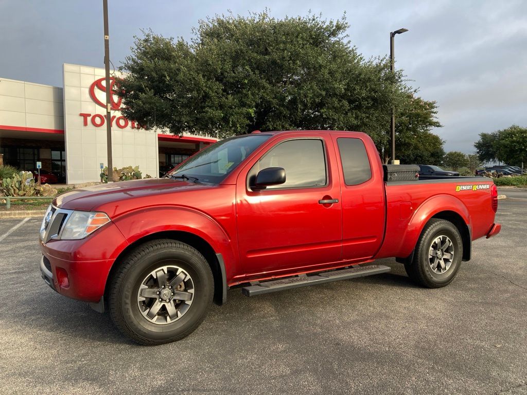 Lava Red 2018 Nissan Frontier Pickup Truck 4X2 5-Speed Automatic Overdrive