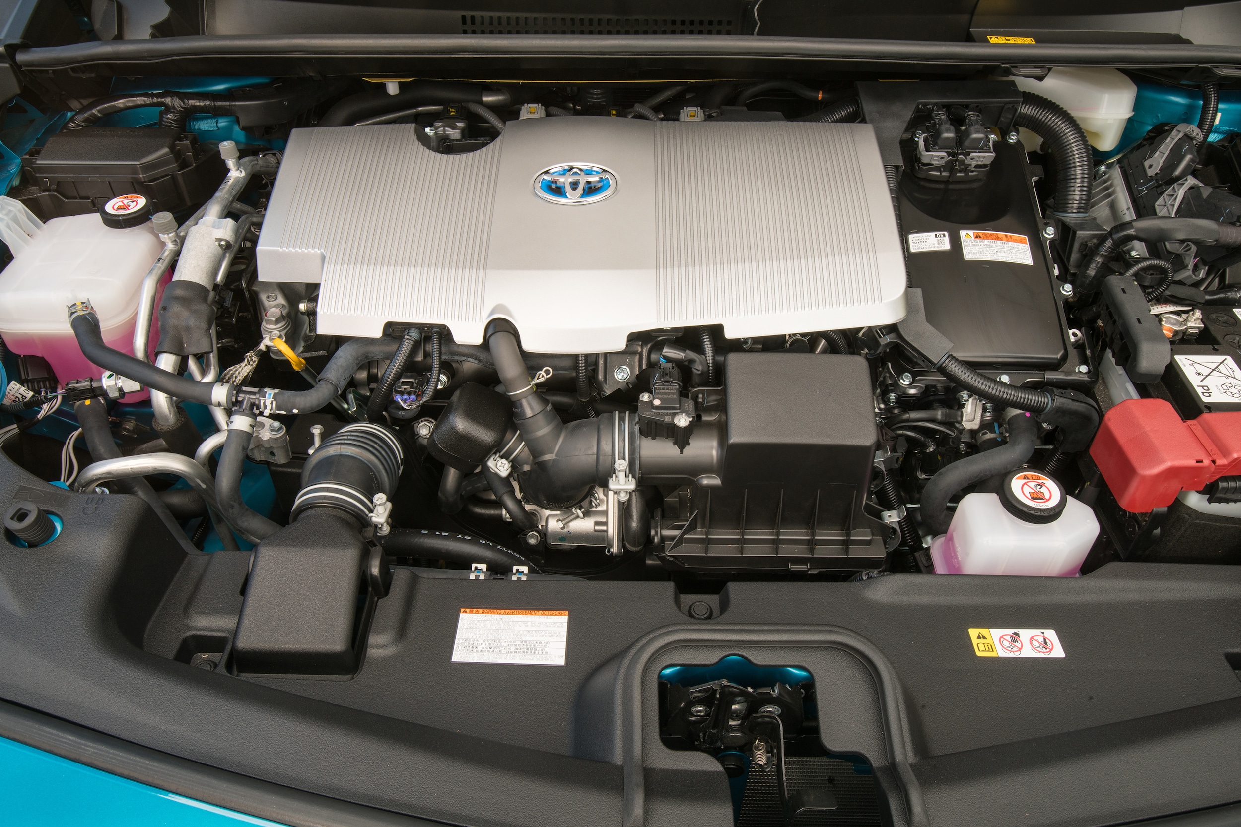 2017 Prius Prime under the hood