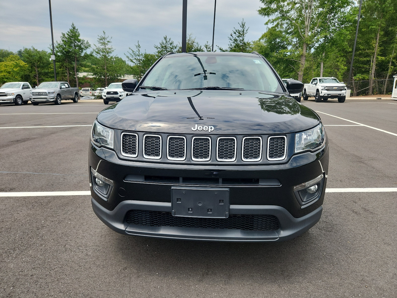 Certified 2021 Jeep Compass Latitude with VIN 3C4NJDBB0MT543611 for sale in Winston-salem, NC