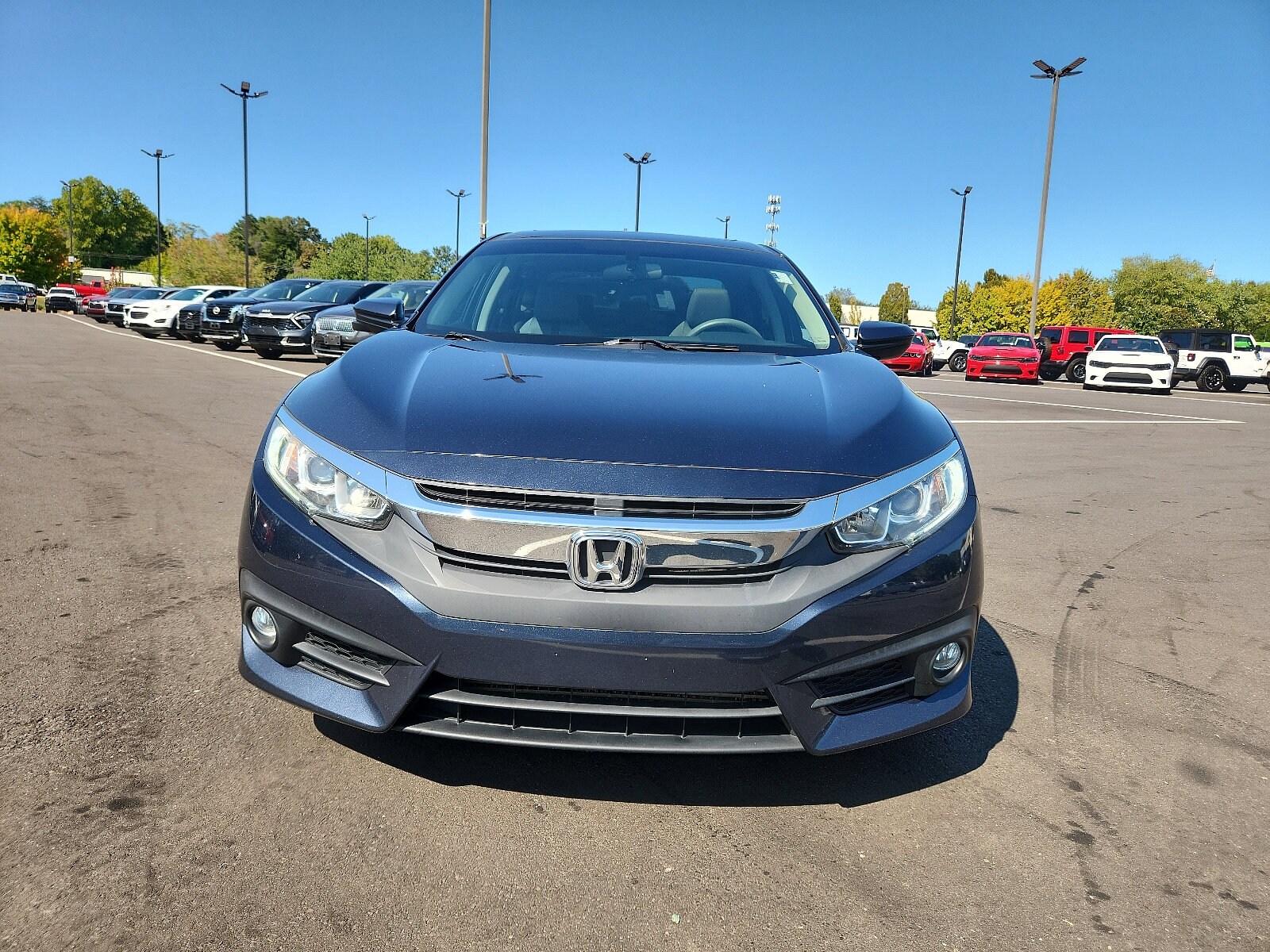 Used 2017 Honda Civic EX-T with VIN 19XFC1F3XHE001877 for sale in Winston-salem, NC