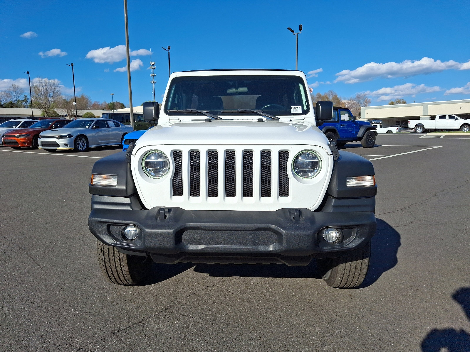 Certified 2021 Jeep Wrangler Unlimited Sport S with VIN 1C4HJXDN3MW611027 for sale in Winston Salem, NC