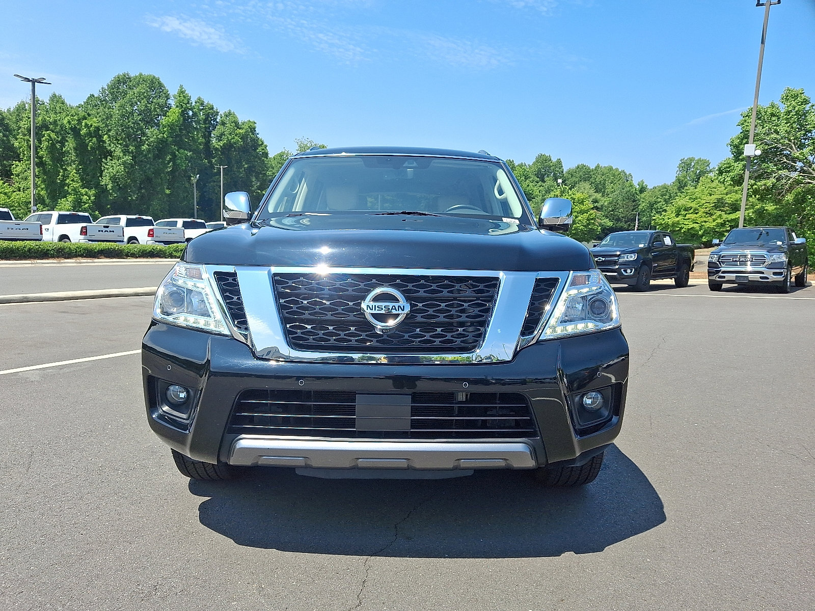 Certified 2019 Nissan Armada Platinum with VIN JN8AY2NE1K9758039 for sale in Winston Salem, NC