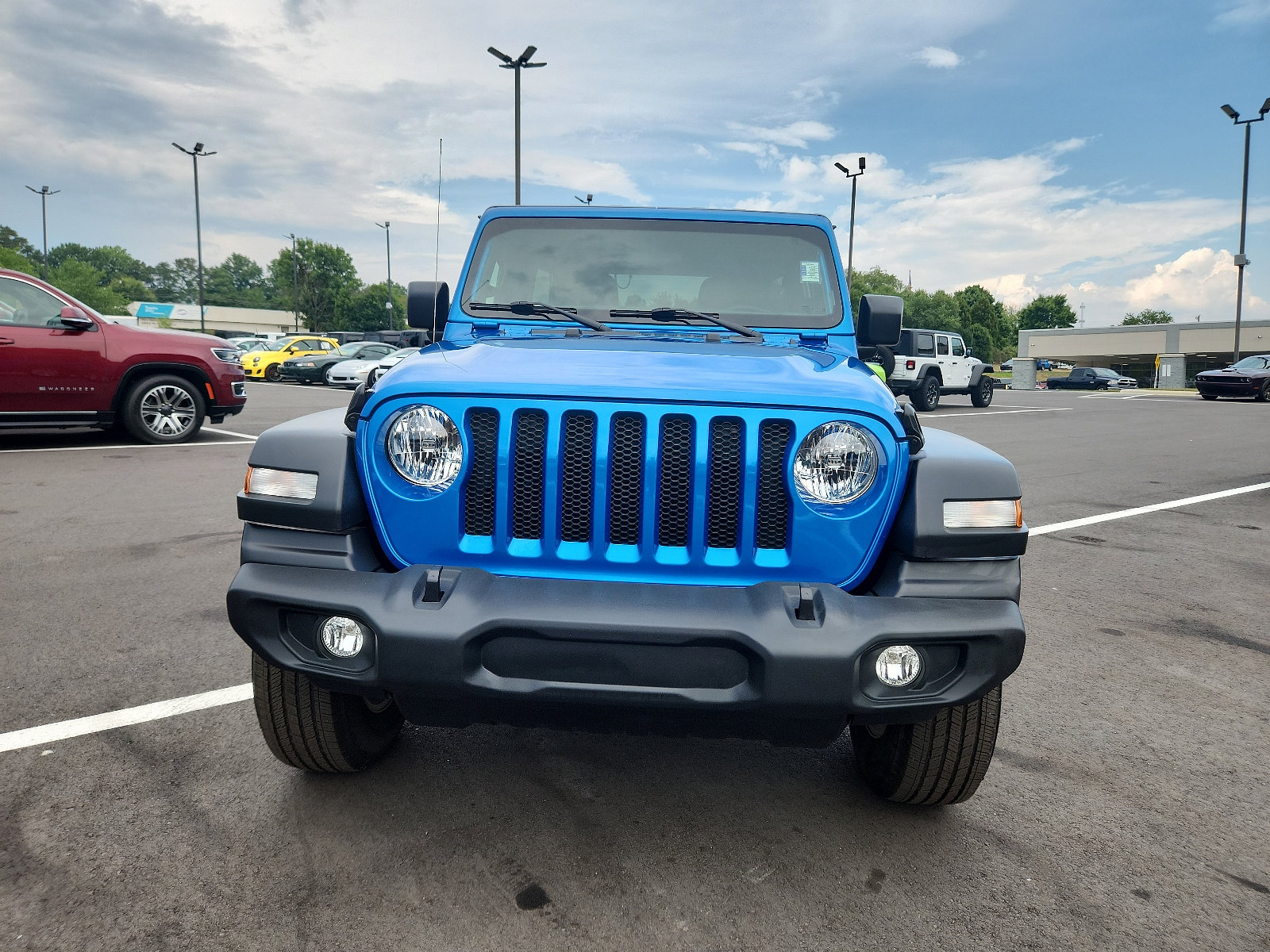 Certified 2023 Jeep Wrangler 4-Door Sport S with VIN 1C4HJXDN2PW664399 for sale in Winston-salem, NC