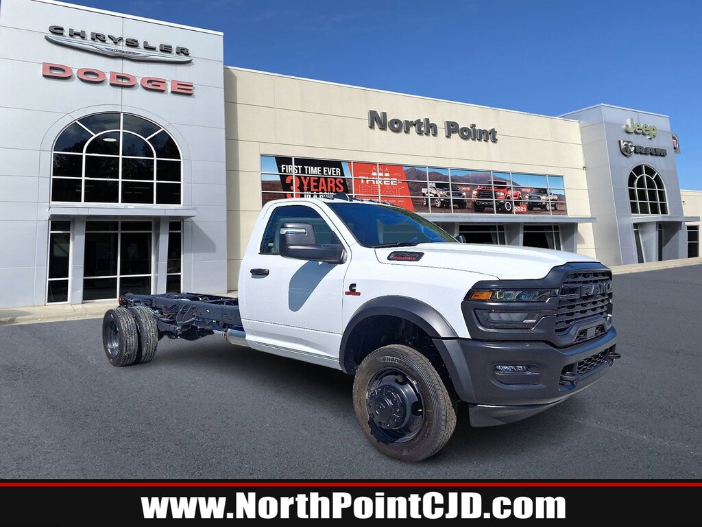 New 2025 Ram 5500 Chassis Cab 5500 TRADESMAN CHASSIS REGULAR CAB 4X2 108' CA Regular Cab