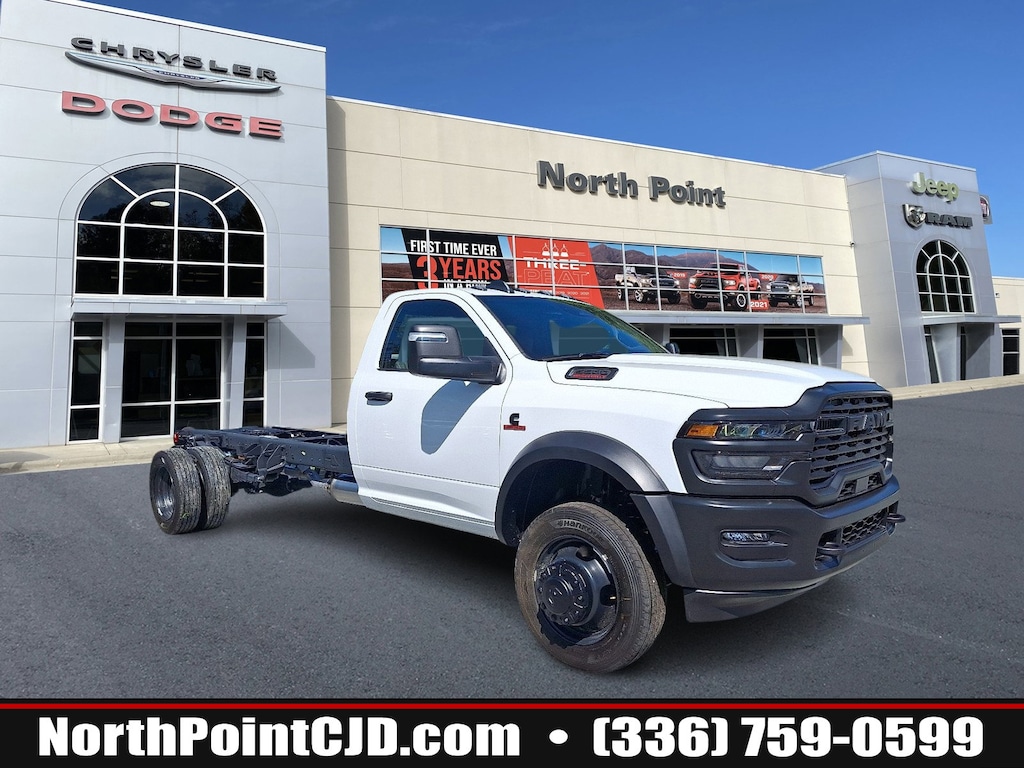 New 2025 Ram 5500 Chassis Cab 5500 TRADESMAN CHASSIS REGULAR CAB 4X2 108' CA Regular Cab
