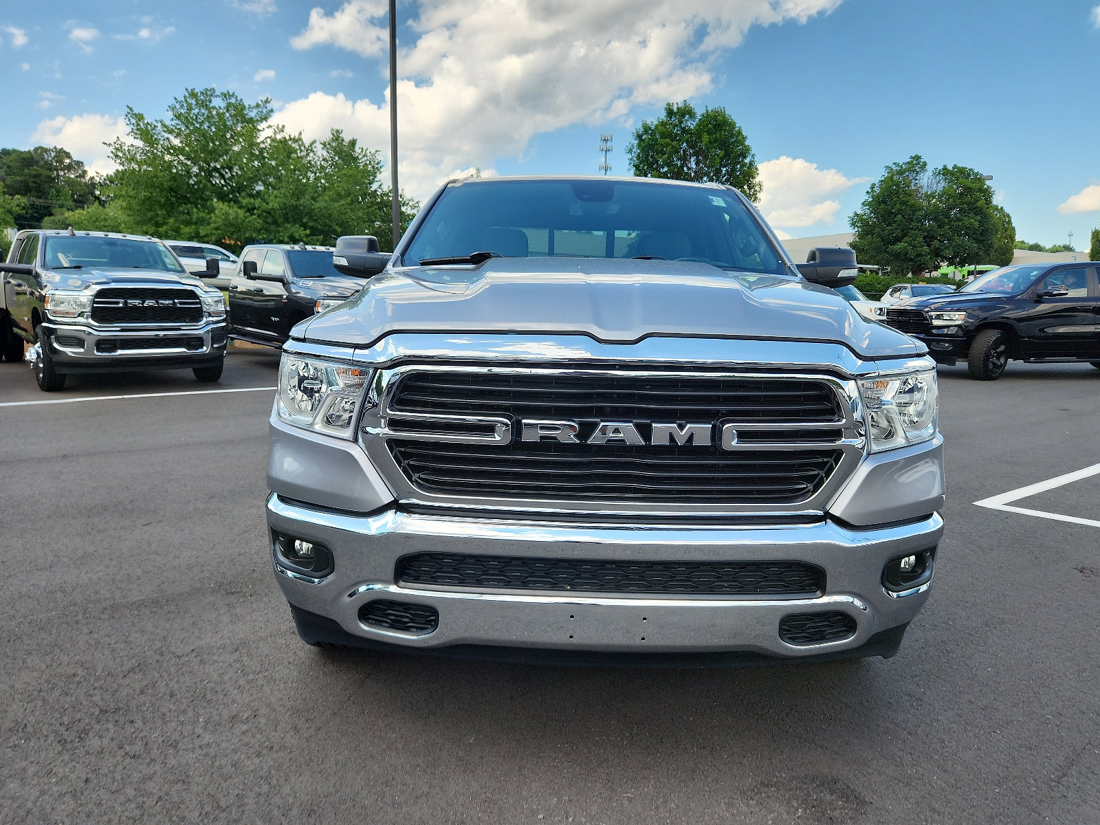 Used 2021 RAM Ram 1500 Pickup Big Horn/Lone Star with VIN 1C6SRFBT6MN642344 for sale in Winston-salem, NC