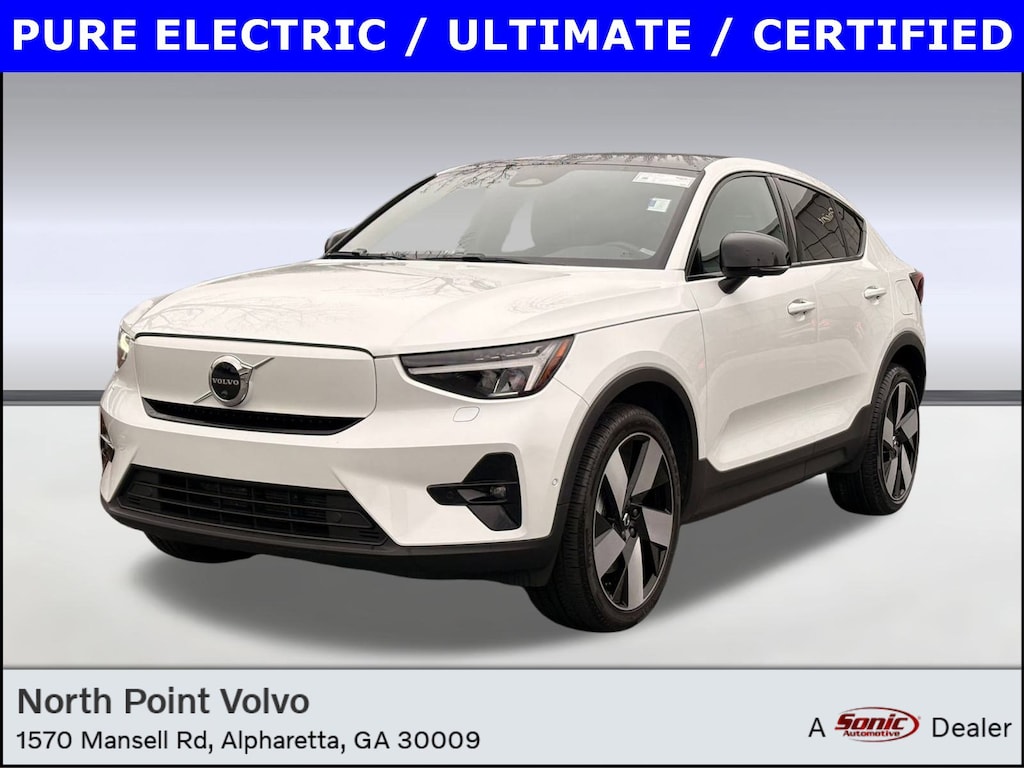 Certified 2023 Volvo C40 Recharge Pure Electric Ultimate Twin eAWD Ultimate
