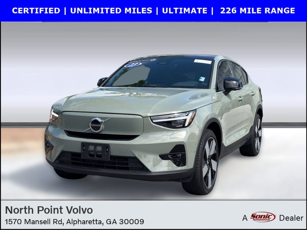 Certified 2023 Volvo C40 Recharge Pure Electric Ultimate SUV