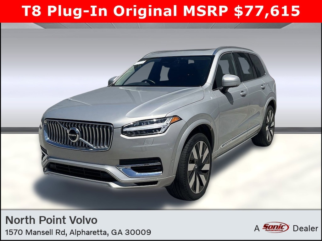 Certified 2024 Volvo XC90 Recharge Plug-In Hybrid T8 Plus 7 Passenger T8 eAWD PHEV Plus Bright Theme 7P