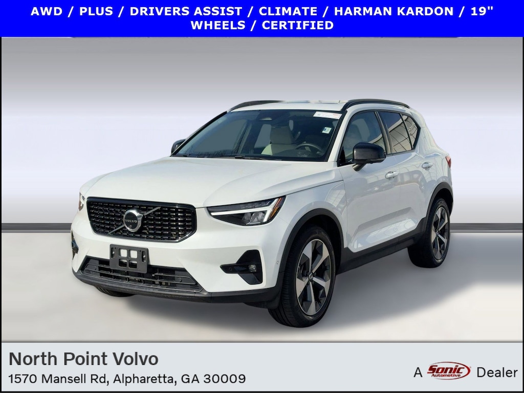 Certified 2023 Volvo XC40 B5 Plus B5 AWD Plus Dark Theme