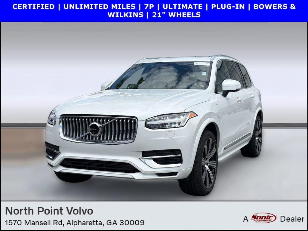 Certified 2024 Volvo XC90 Recharge Plug-In Hybrid T8 Ultimate 7 Passenger SUV