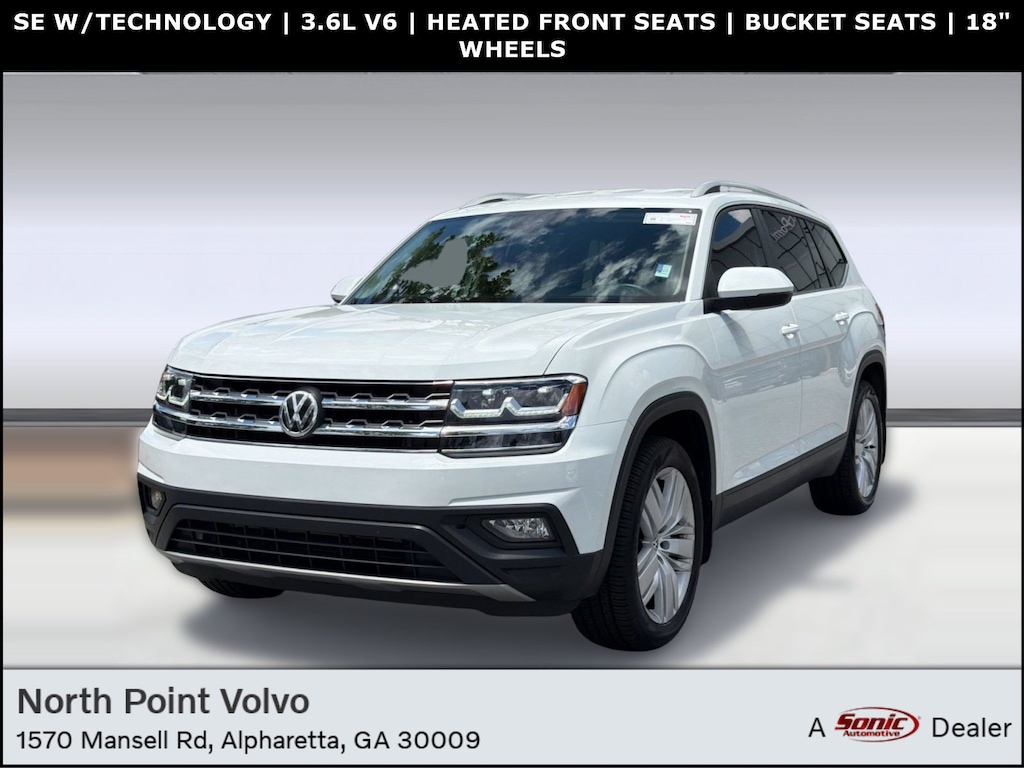 Used 2019 Volkswagen Atlas 3.6L V6 SE w/Technology SUV