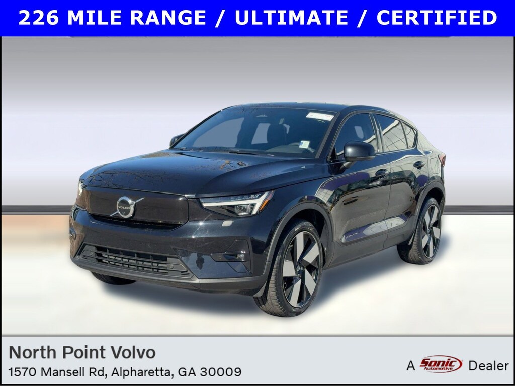 Certified 2023 Volvo C40 Recharge Pure Electric Ultimate Twin eAWD Ultimate