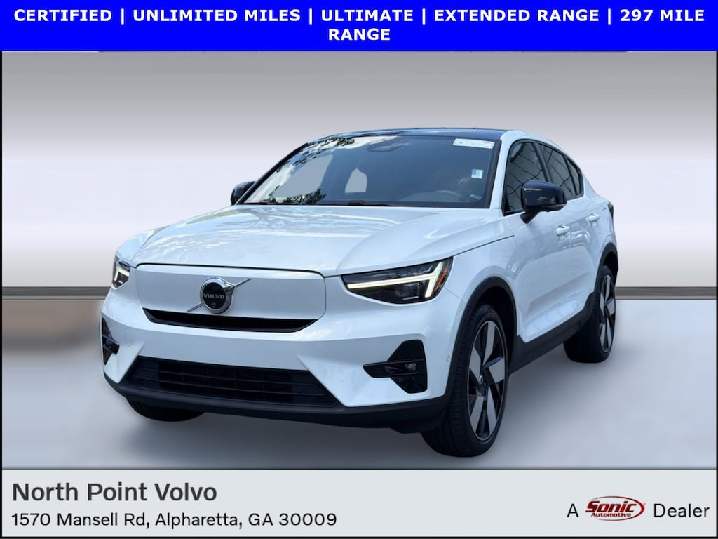 Certified 2024 Volvo C40 Recharge Pure Electric Ultimate SUV