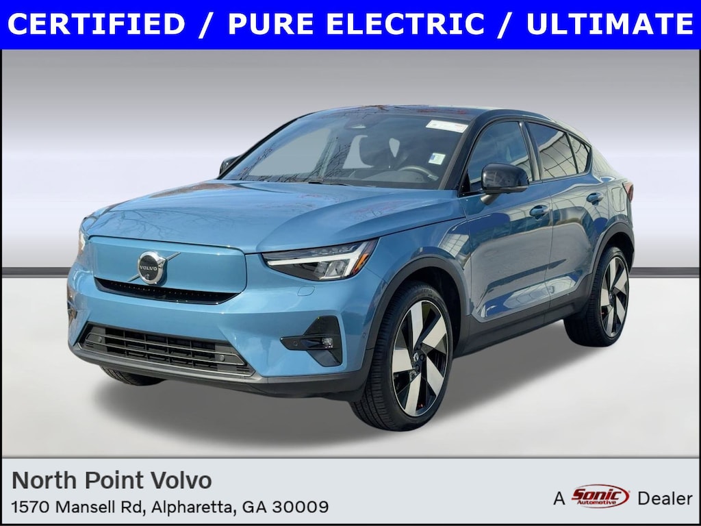 Certified 2022 Volvo C40 Recharge Pure Electric Ultimate P8 eAWD Ultimate