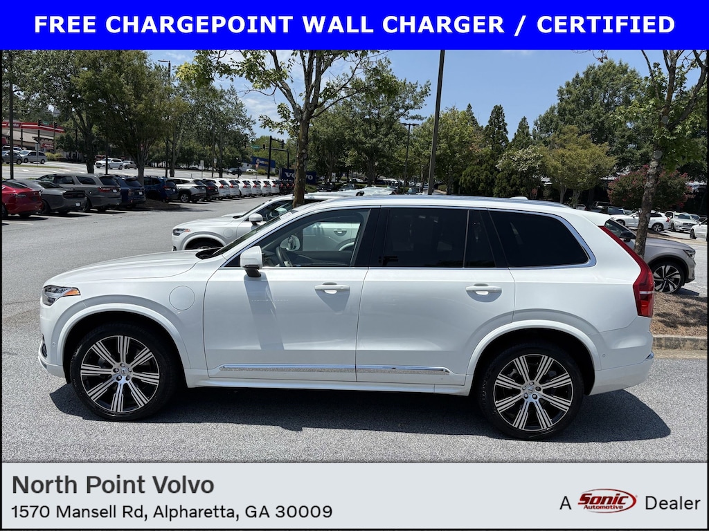 Certified 2025 Volvo XC90 Recharge Plug-In Hybrid T8 Plus 6 Passenger T8 AWD Plus 6-Seater