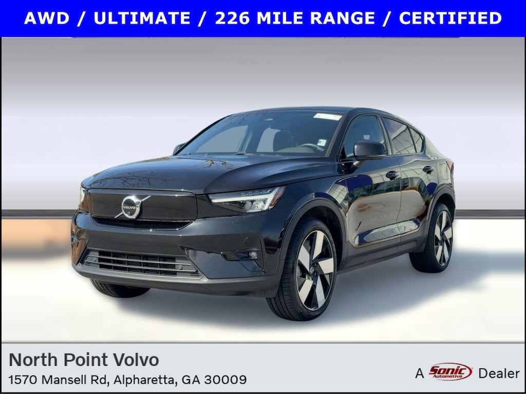 Certified 2023 Volvo C40 Recharge Pure Electric Ultimate SUV