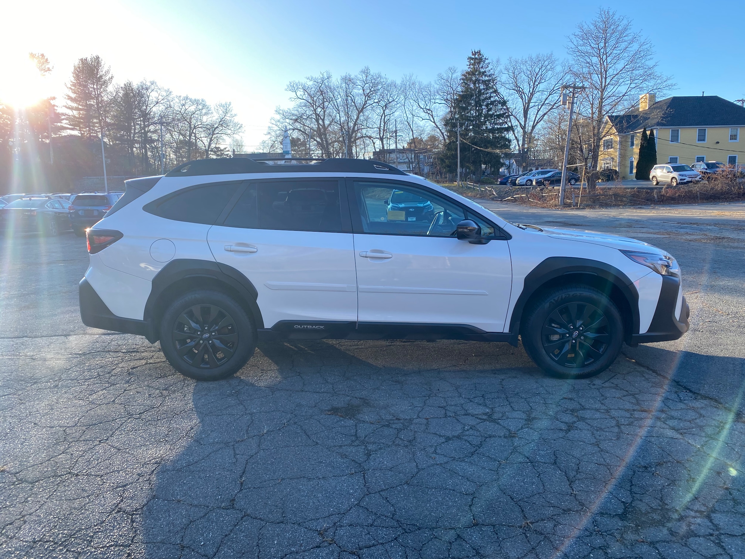 Used 2023 Subaru Outback Onyx Edition with VIN 4S4BTGLD5P3146678 for sale in North Reading, MA