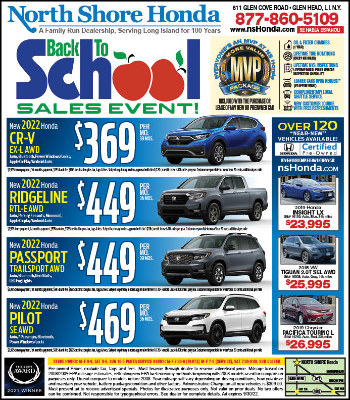 North Shore Honda Newspaper Ad Hicksville Area Honda Deals