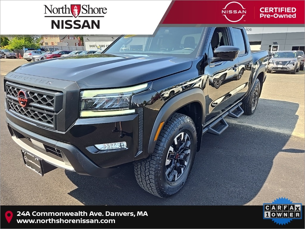 Certified 2023 Nissan Frontier PRO-4X with VIN 1N6ED1EK5PN629337 for sale in Danvers, MA