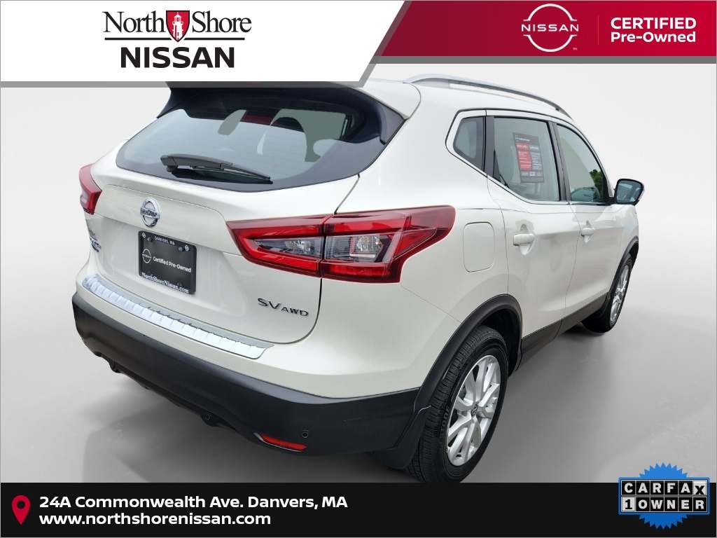 Certified 2022 Nissan Rogue Sport SV with VIN JN1BJ1BWXNW492198 for sale in Danvers, MA