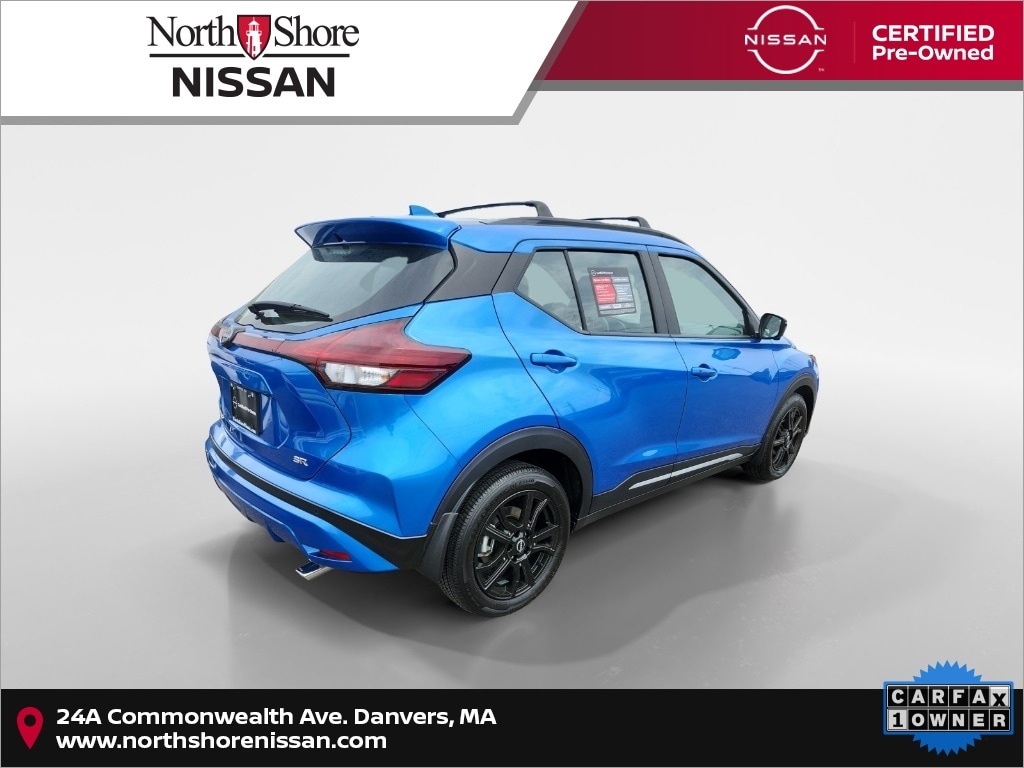 Certified 2023 Nissan Kicks SR with VIN 3N1CP5DV2PL517313 for sale in Danvers, MA