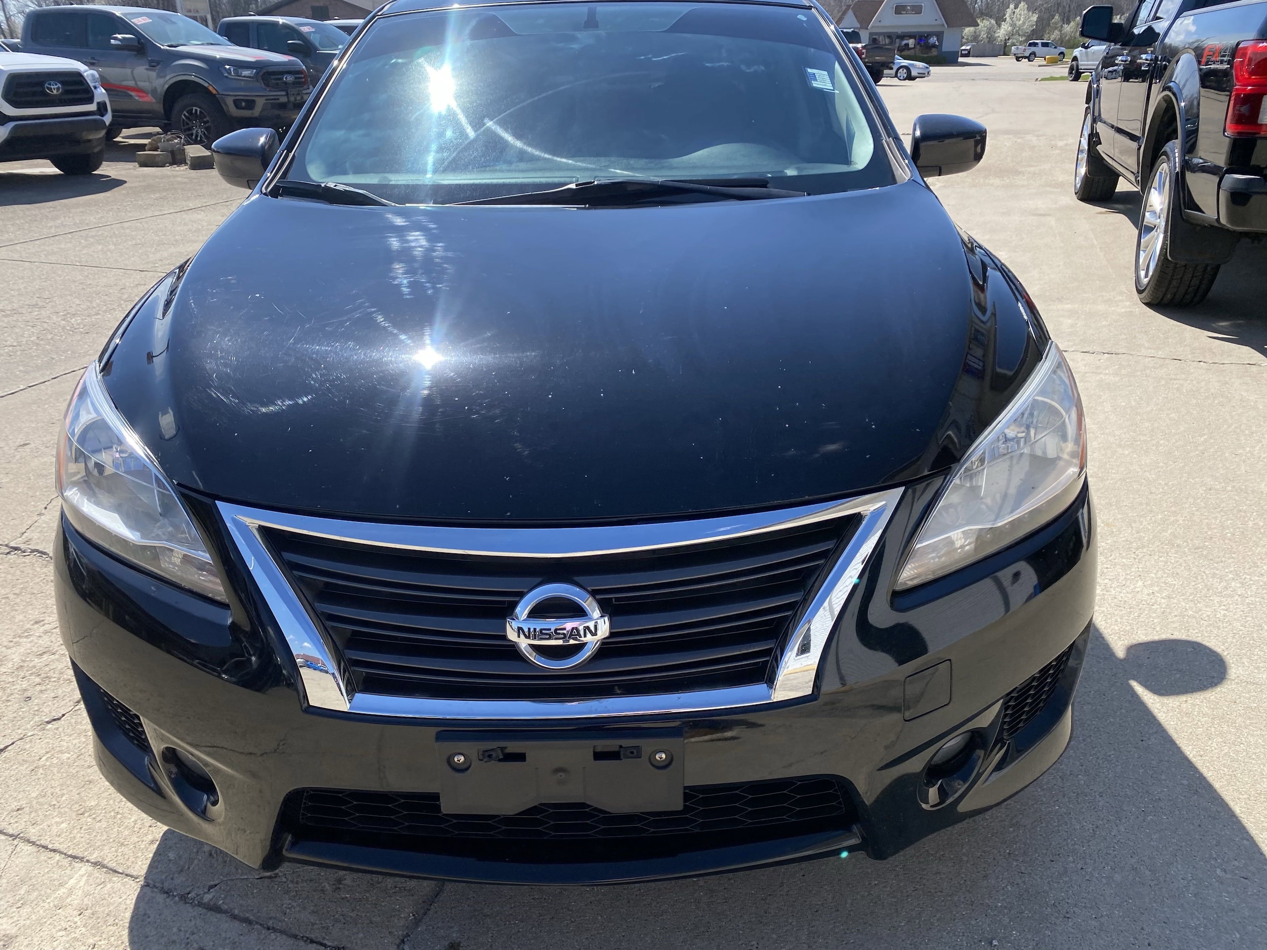 Used 2013 Nissan Sentra SR with VIN 3N1AB7AP3DL674738 for sale in Effingham, IL