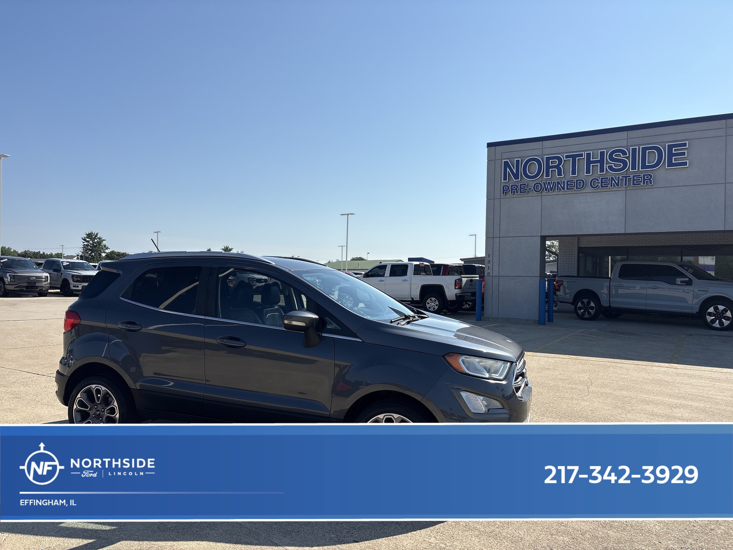 Used 2020 Ford Ecosport Titanium with VIN MAJ3S2KEXLC325646 for sale in Effingham, IL