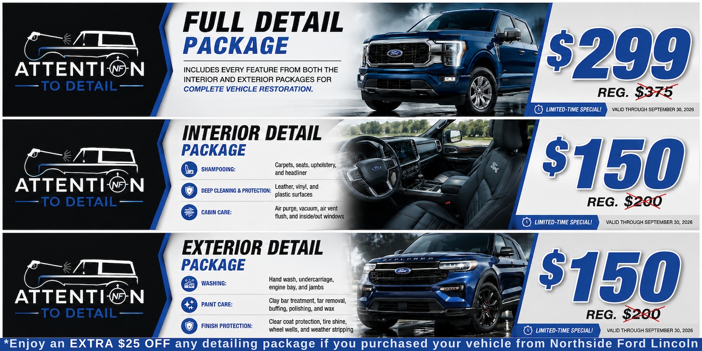 Northside Ford Attention to Detail Specials