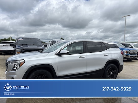 Featured used 2022 GMC Terrain SLE SUV 3GKALMEV8NL108775 for sale in Effington, IL