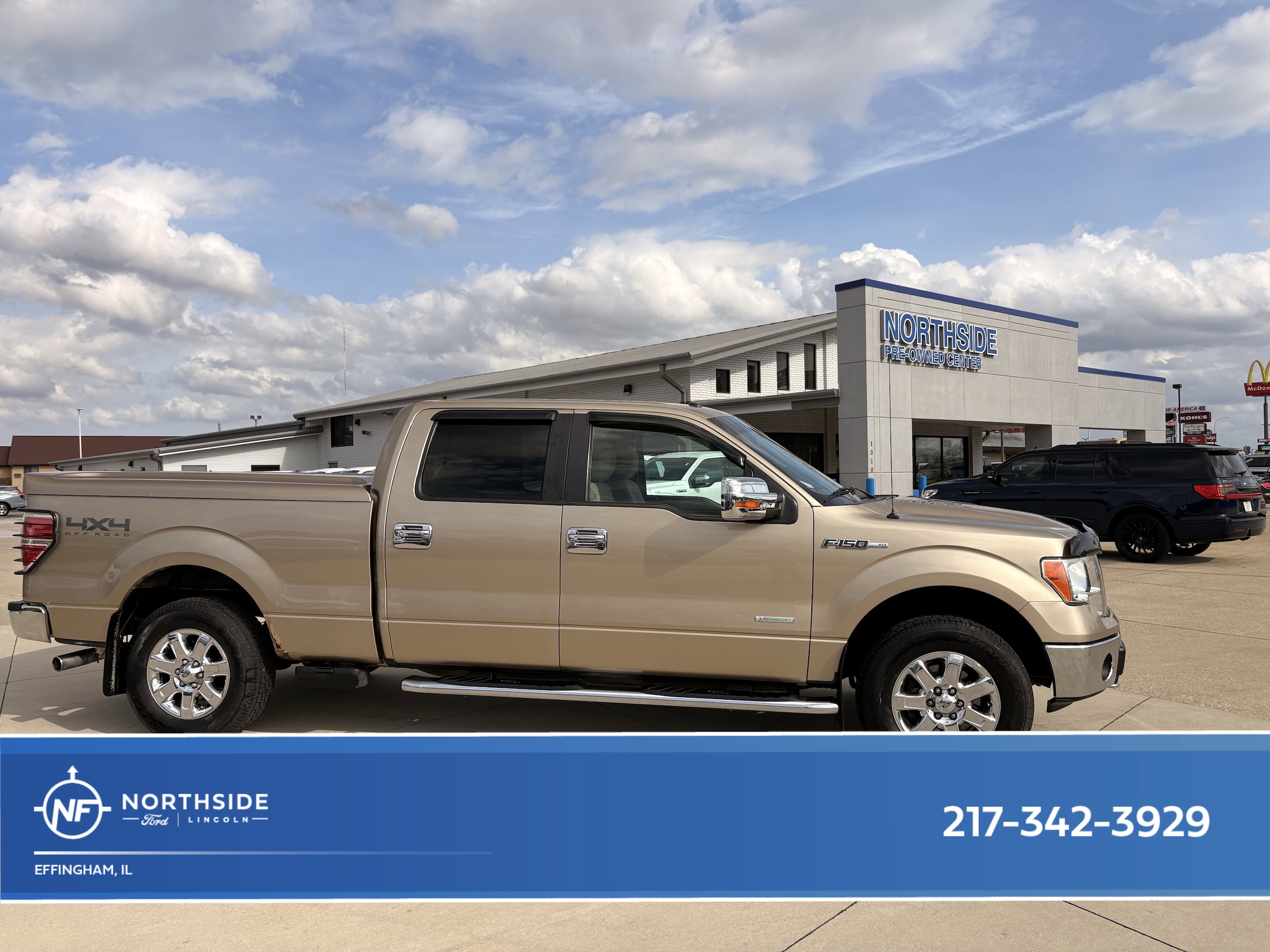 Used 2013 Ford F-150 XLT with VIN 1FTFW1ET1DFA02845 for sale in Effingham, IL