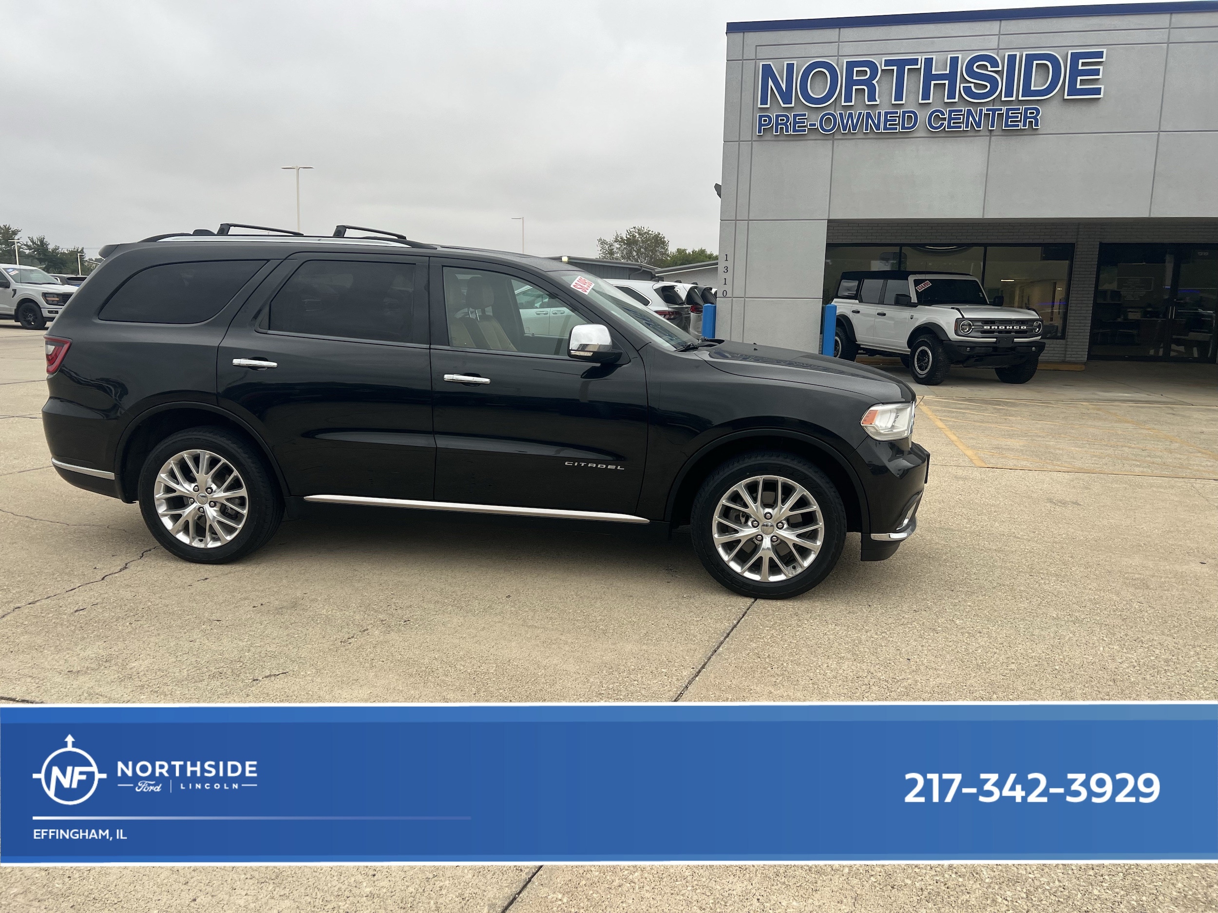 Used 2014 Dodge Durango Citadel with VIN 1C4RDJEG5EC331010 for sale in Effingham, IL