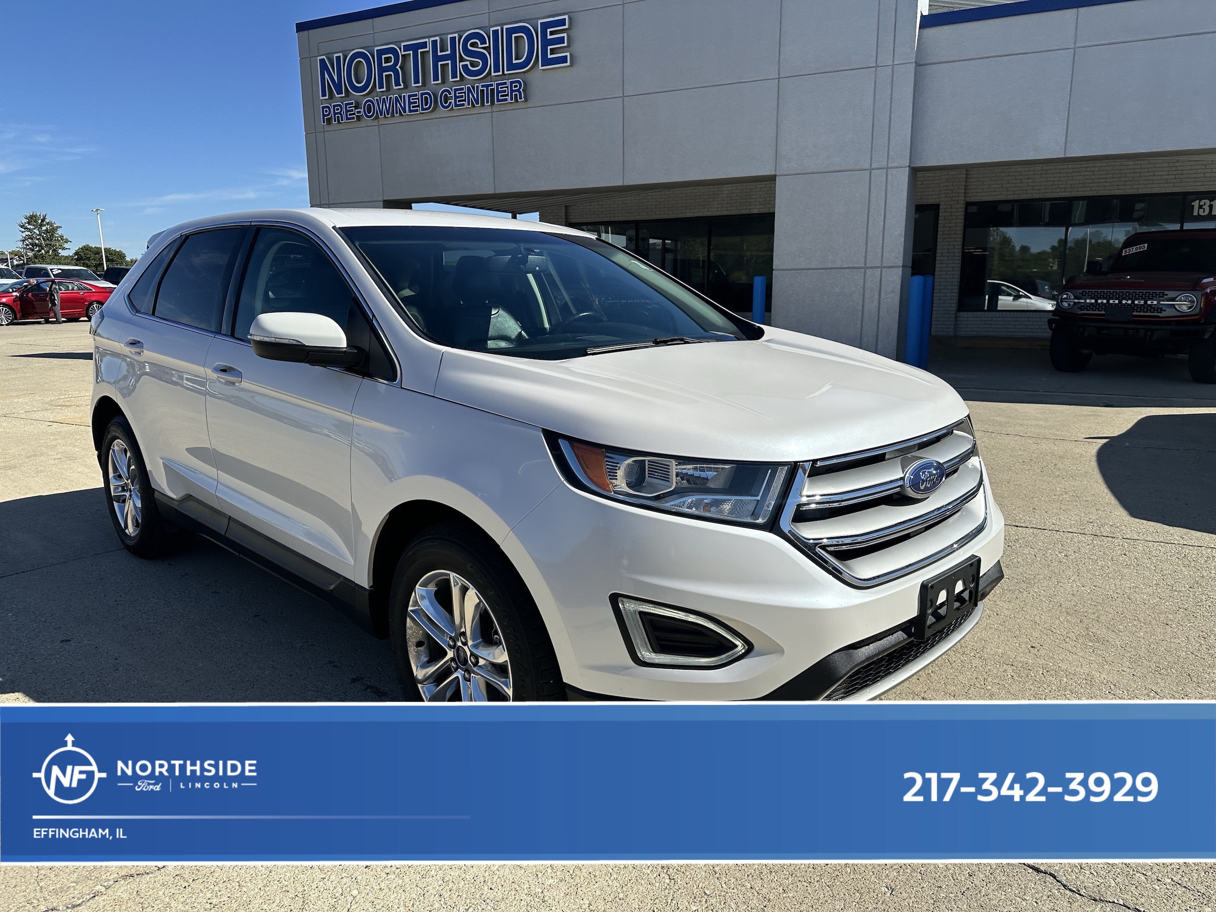 Used 2016 Ford Edge SEL with VIN 2FMPK4J99GBB03564 for sale in Effingham, IL