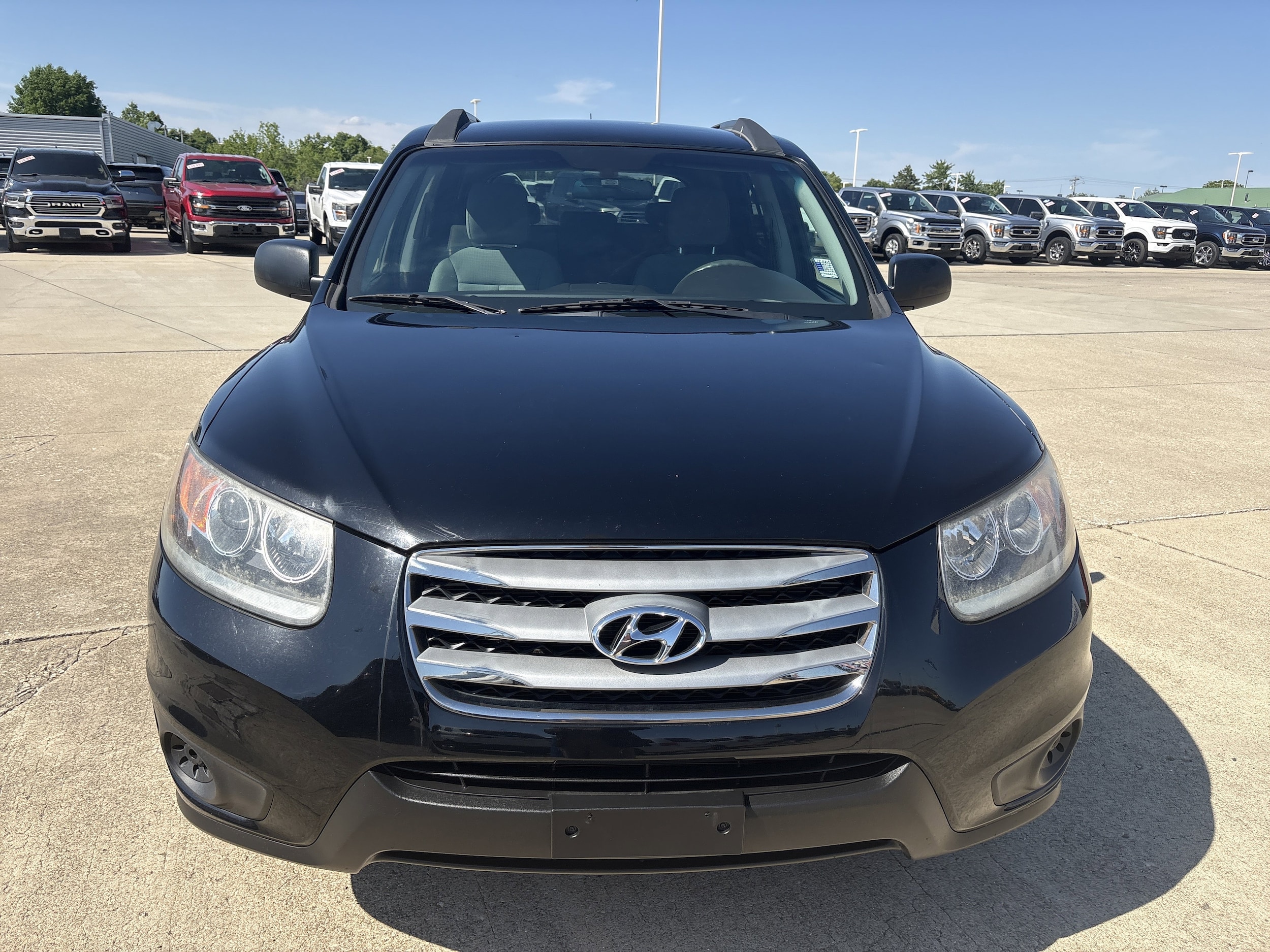 Used 2012 Hyundai Santa Fe GLS with VIN 5XYZG3AB8CG125556 for sale in Effingham, IL