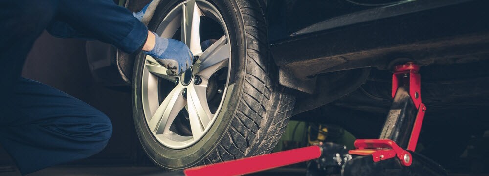 Tire Rotation at Service Center