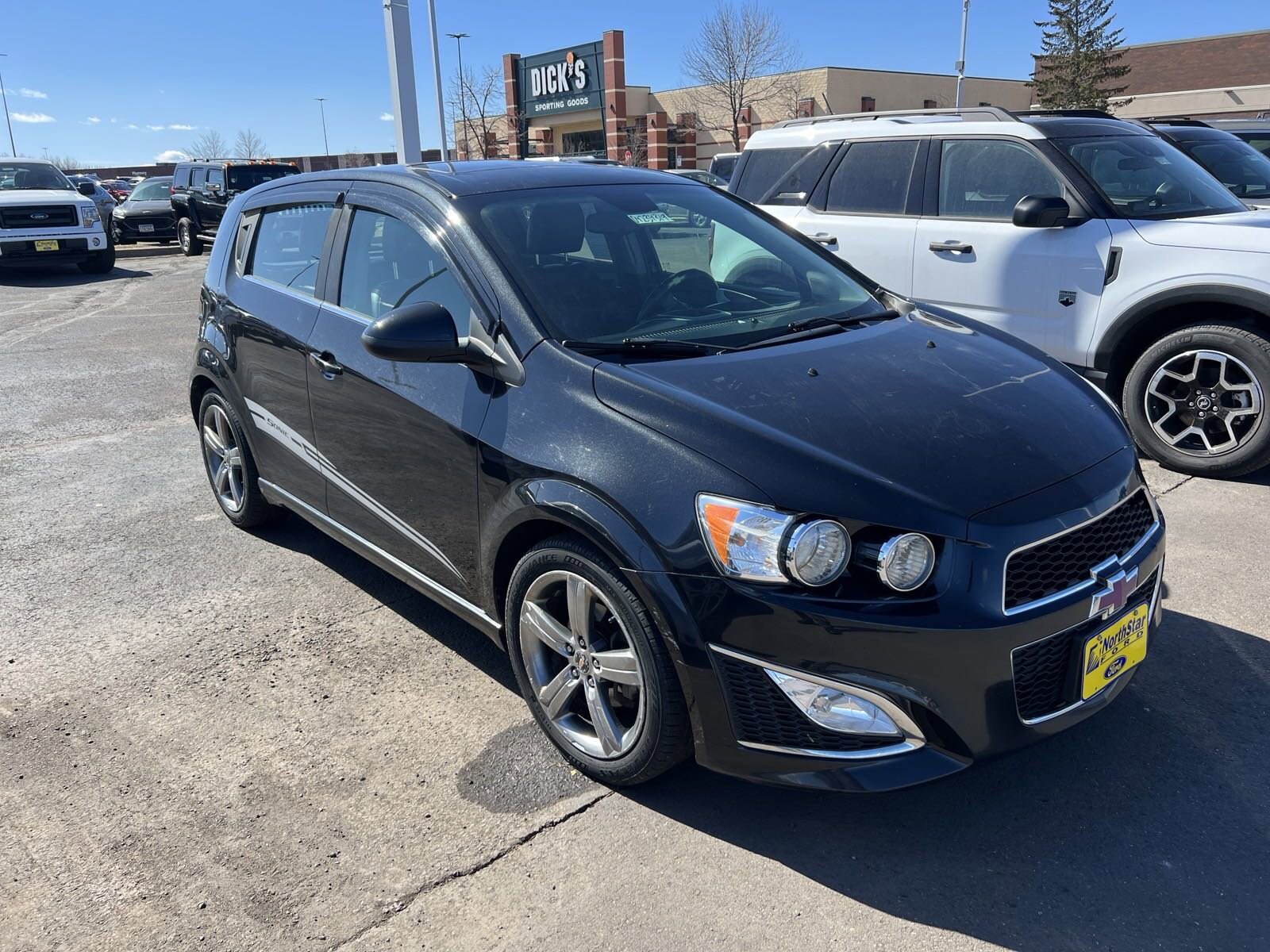 Used 2013 Chevrolet Sonic RS with VIN 1G1JH6SB9D4234319 for sale in Duluth, Minnesota