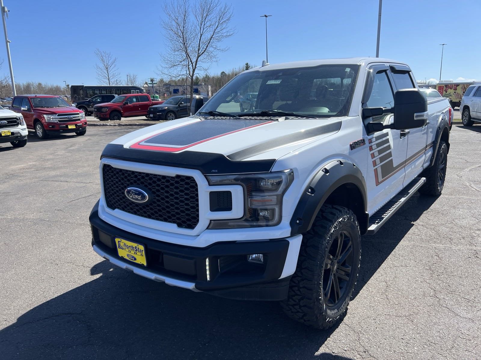 Used 2018 Ford F-150 Lariat with VIN 1FTFW1EG0JFD34810 for sale in Duluth, Minnesota