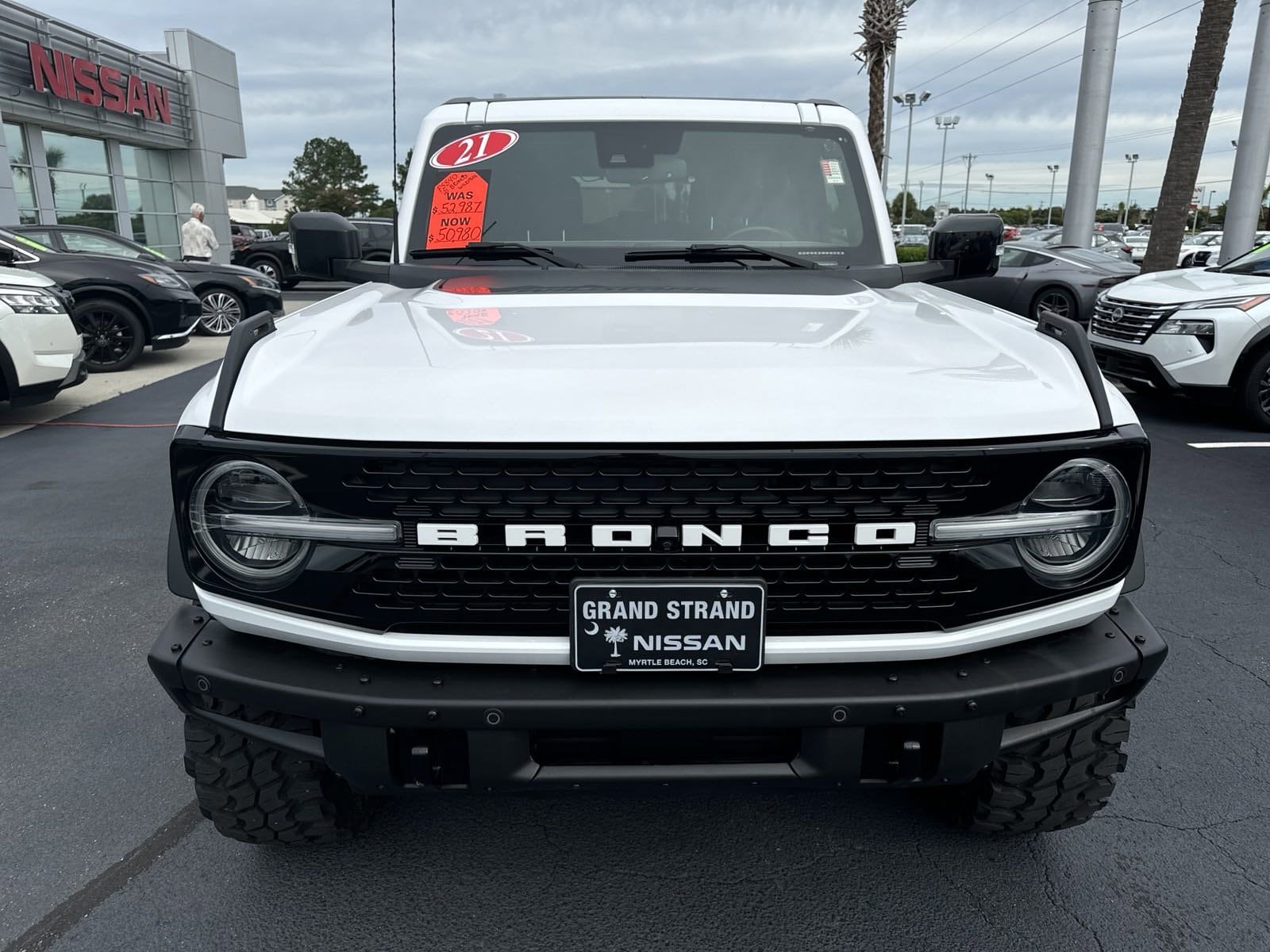 Used 2021 Ford Bronco 4-Door Wildtrak with VIN 1FMEE5DP8MLA70423 for sale in Little River, SC