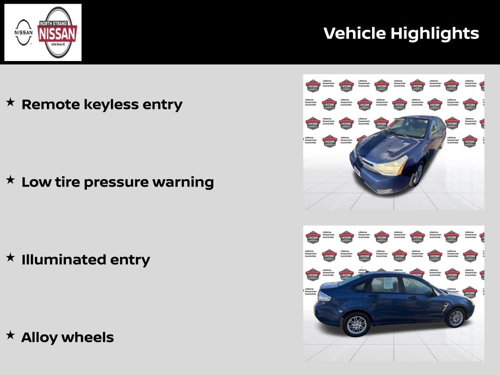 Used 2008 Ford Focus SE Sedan