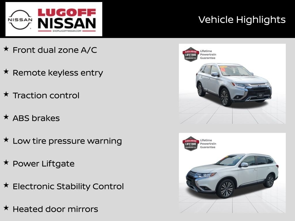 Used 2020 Mitsubishi Outlander SEL SUV