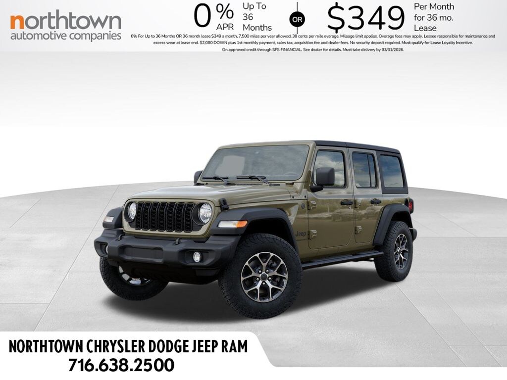New 2026 Jeep Wrangler Sport S Sport Utility
