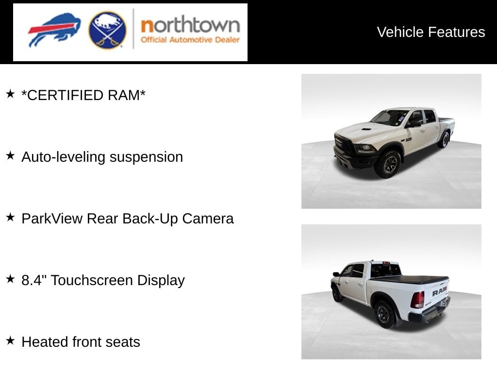 Used 2017 Ram 1500 Rebel Truck Crew Cab