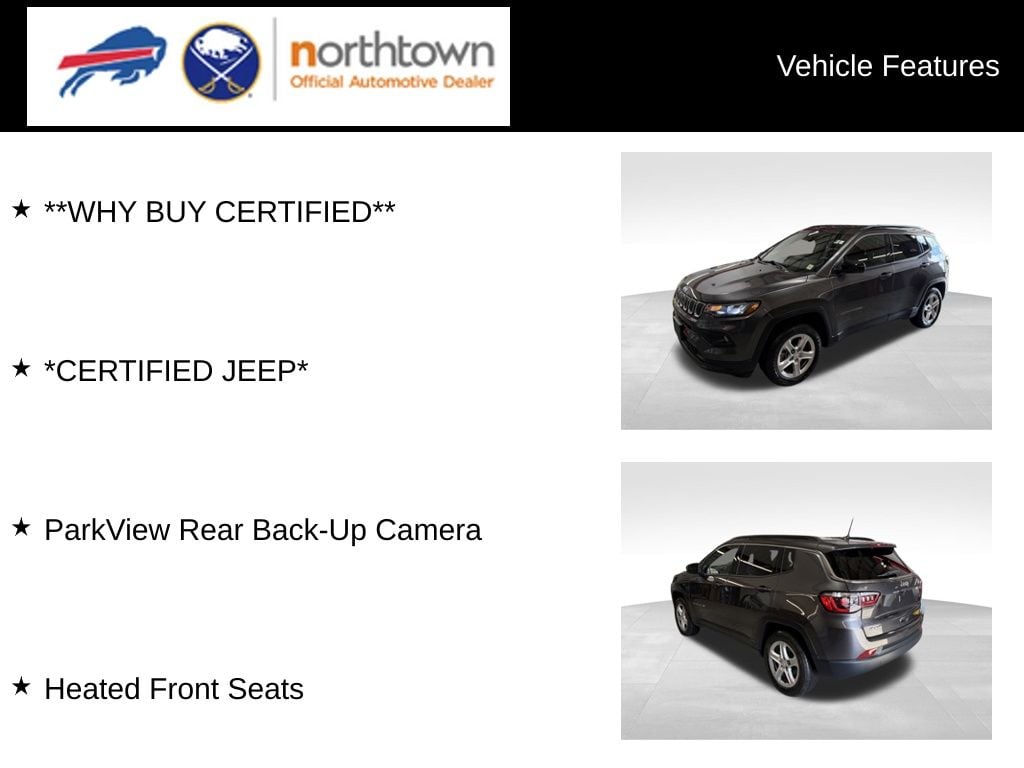 Certified 2023 Jeep Compass Latitude SUV