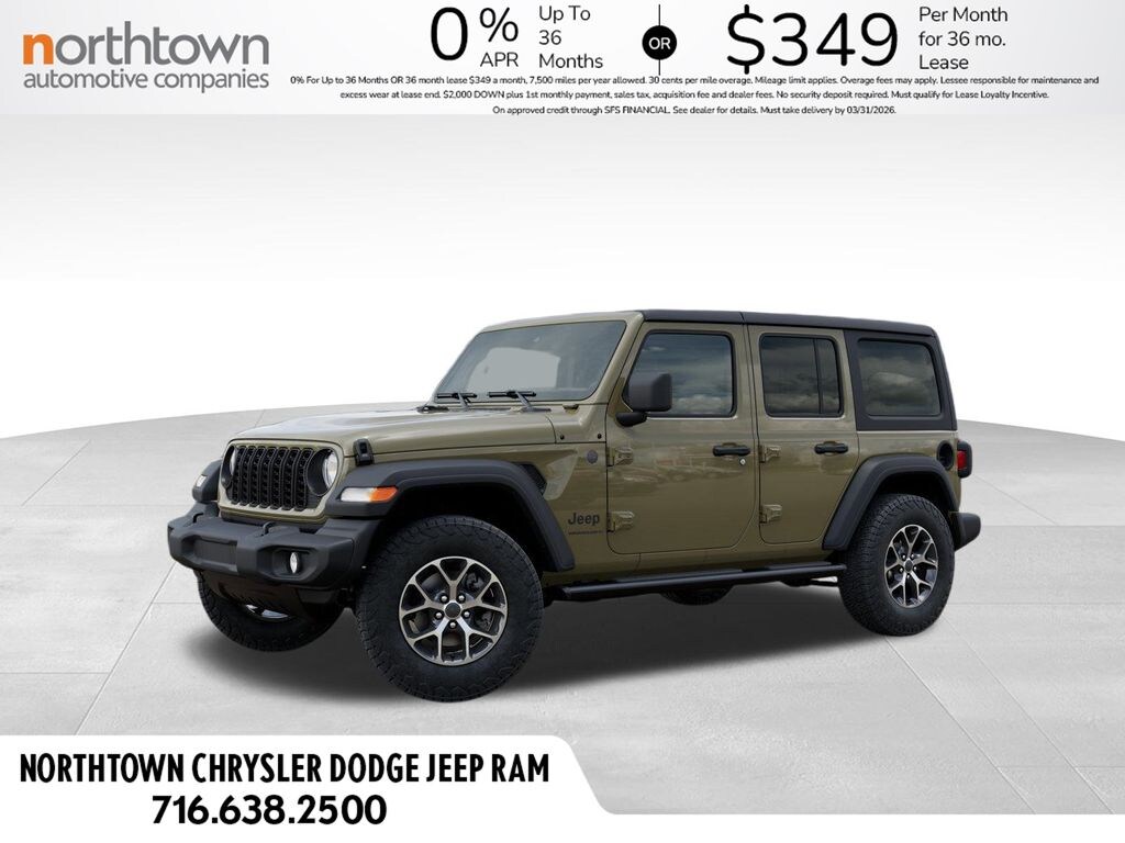 New 2026 Jeep Wrangler Sport S Sport Utility