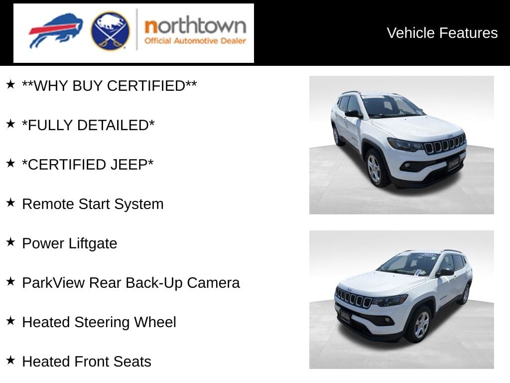 Certified 2023 Jeep Compass Latitude SUV