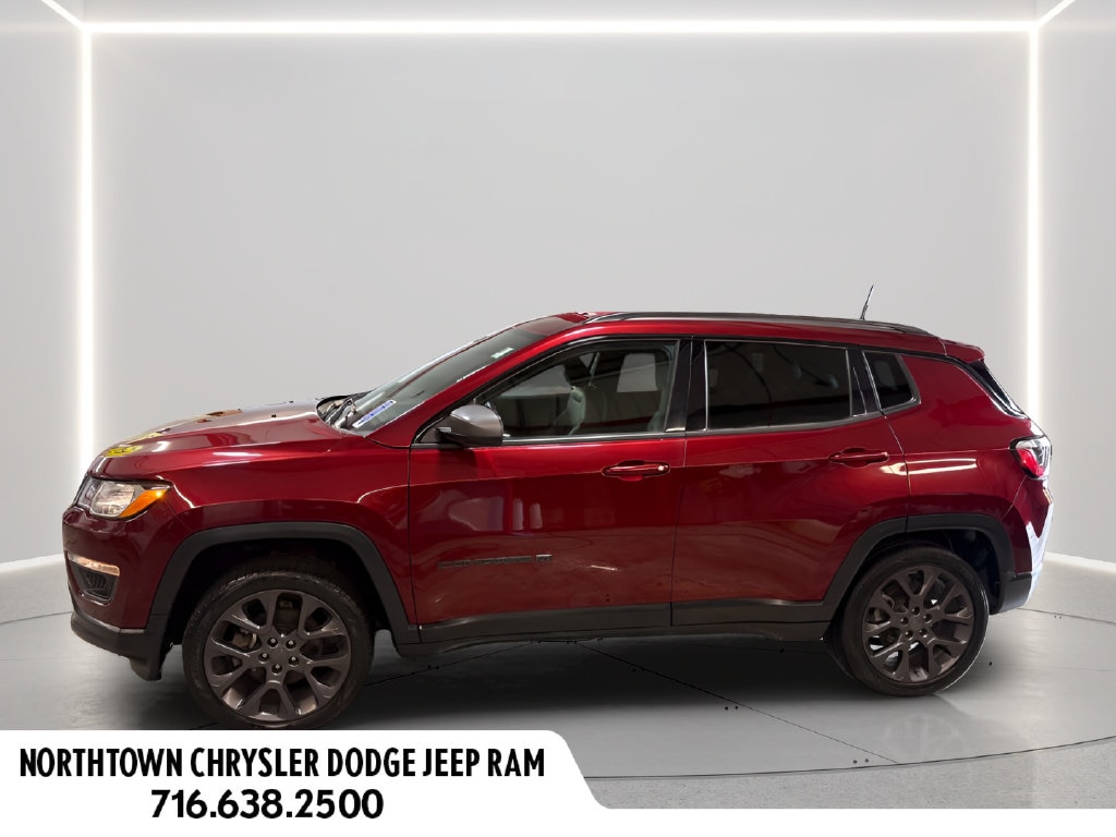 Certified 2021 Jeep Compass 80th Spec. Edition with VIN 3C4NJDEB8MT524820 for sale in Tonawanda, NY
